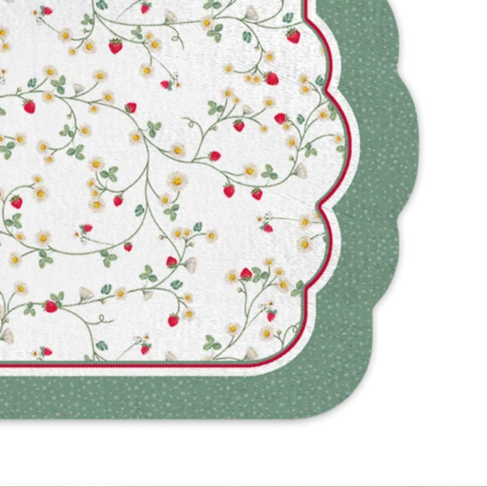 Trilho De Mesa Viena 40X120 Cm Havan Casa - Morangos