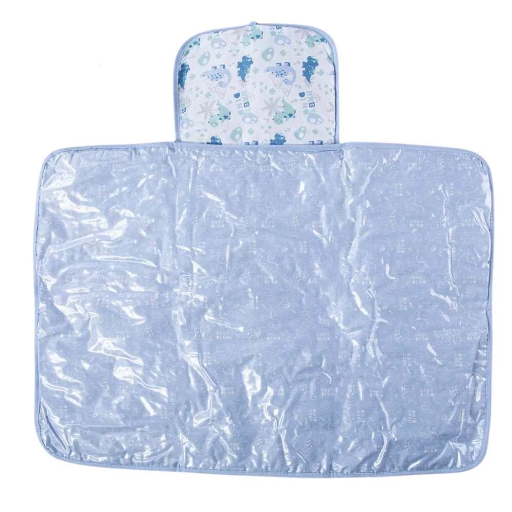 Trocador De Fraldas Portátil Havan Baby - Dino Azul