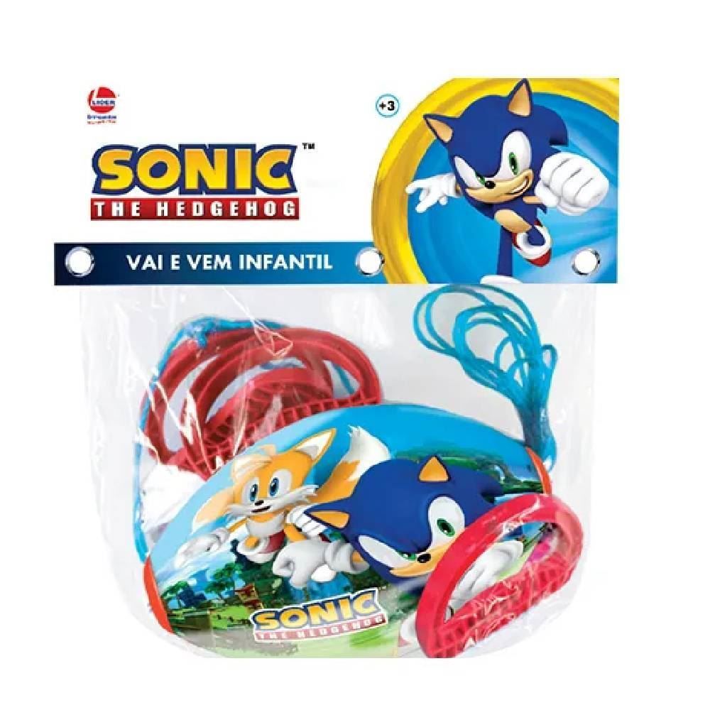 Vai E Vem Infantil Sonic Lider Brinquedos - 3558