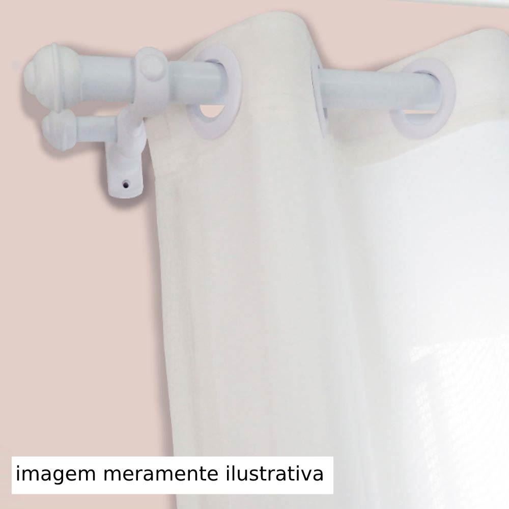 Varão De Cortina Grosso Duplo 2,00 M Fosco Havan - Branco Fosco