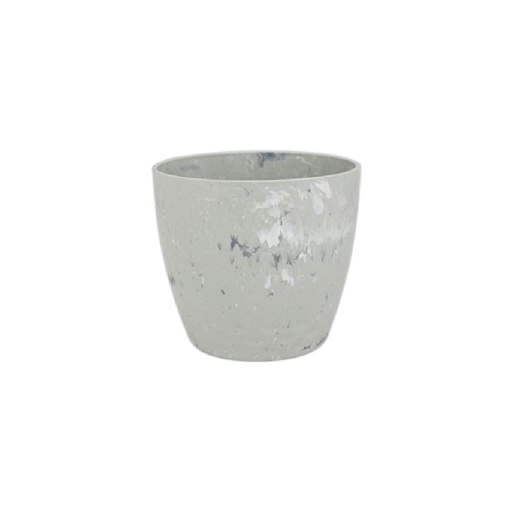 Vaso Cachepô Diamond 12,5Cm Branco Forth Jardim - 482-2