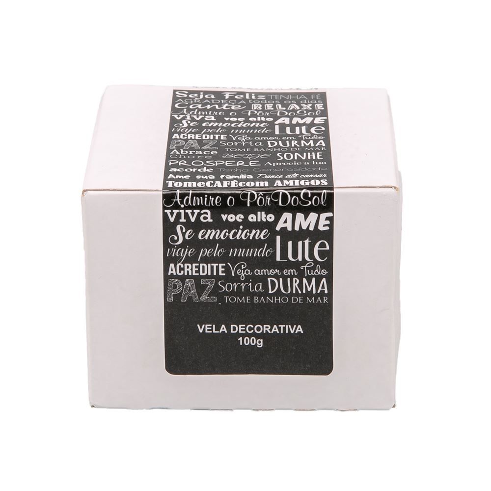 Vela Aromática Palavras Do Bem 100Gr Arana - Palavras Do Bem