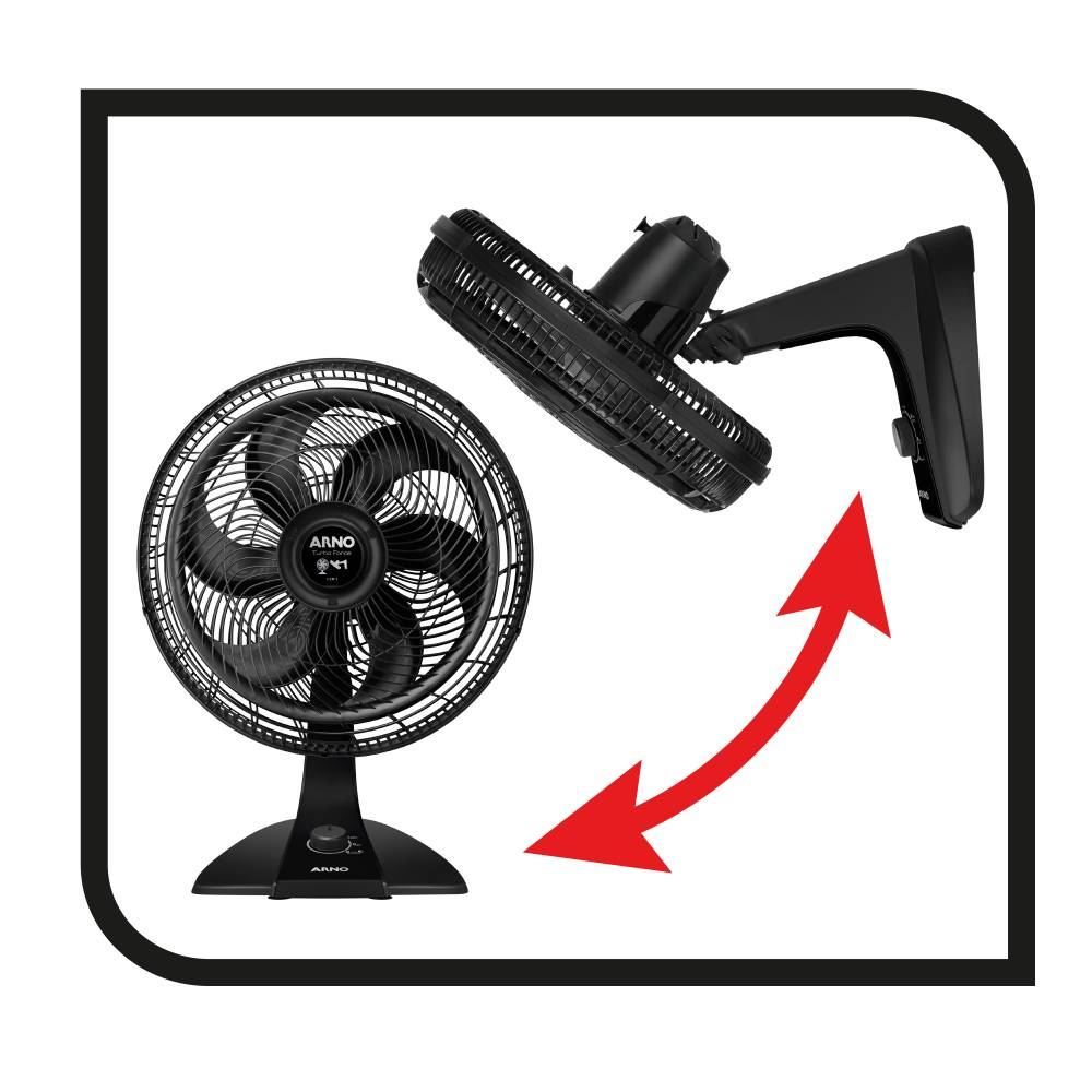 Ventilador Arno 2 em 1 Turbo Force 126W 40cm VF42