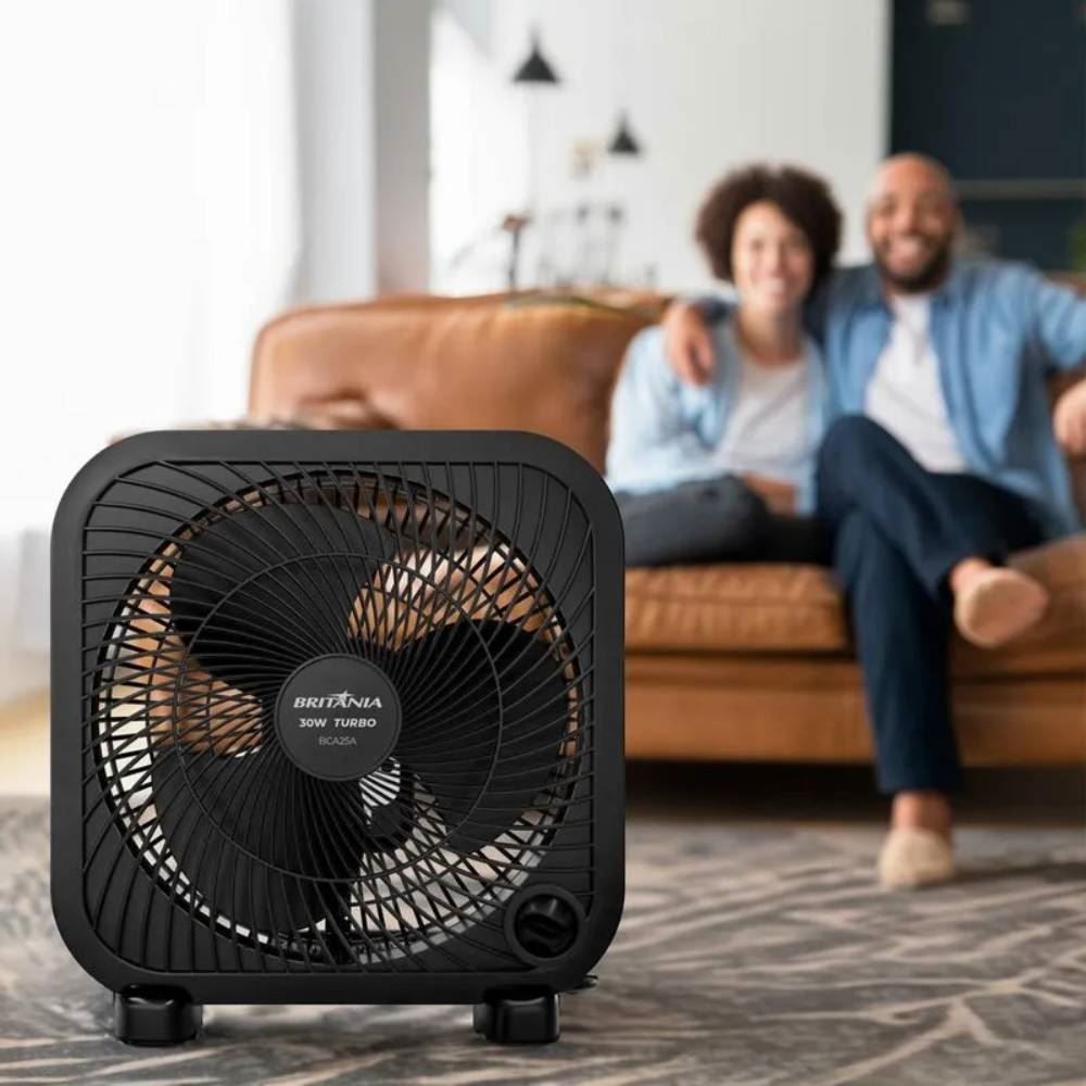 Ventilador Circulador Britânia 30W 3 Velocidades BCA25A