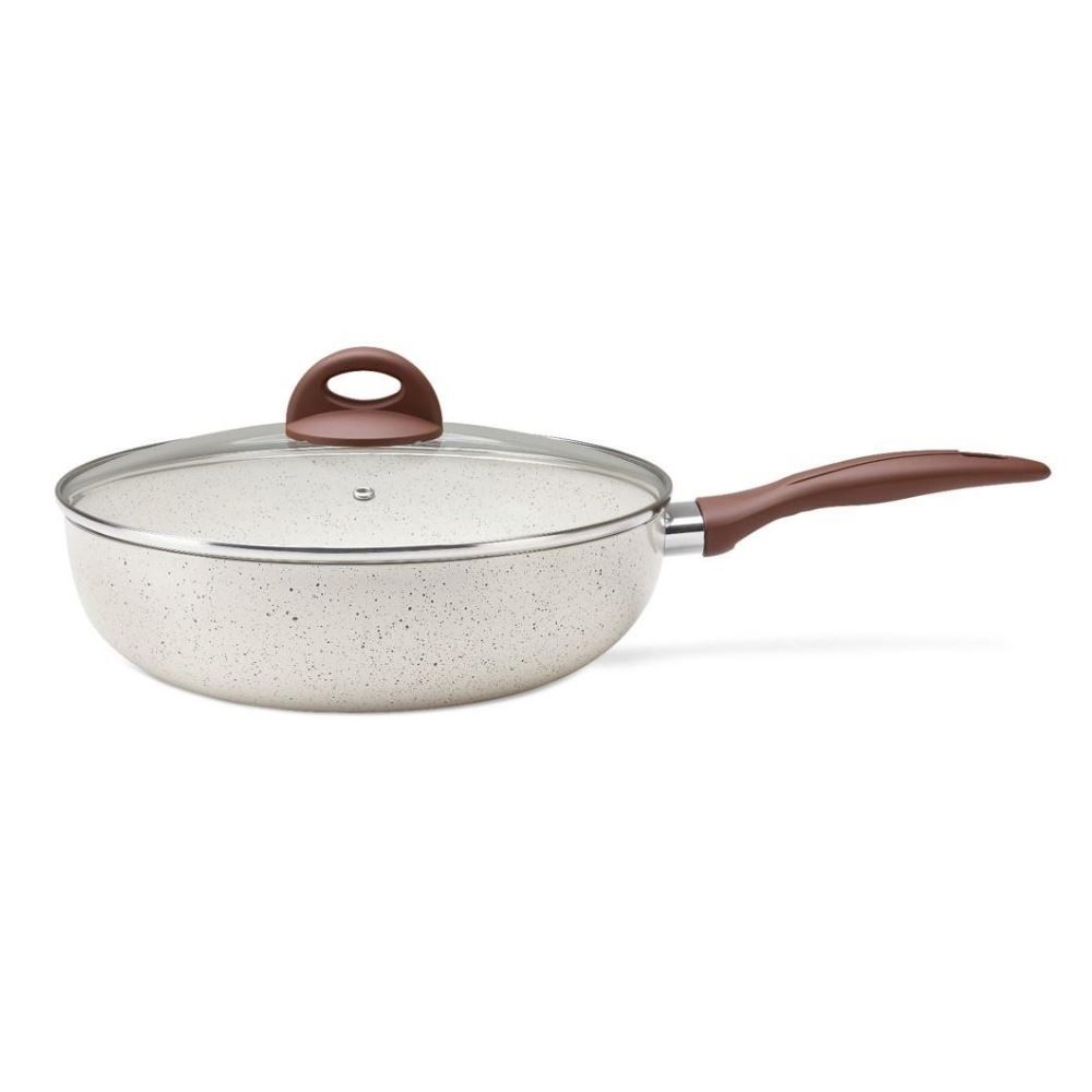 Wok Com Tampa Alumínio De Indução Brinox By Havan Casa 3,4 Litros - Vanilla