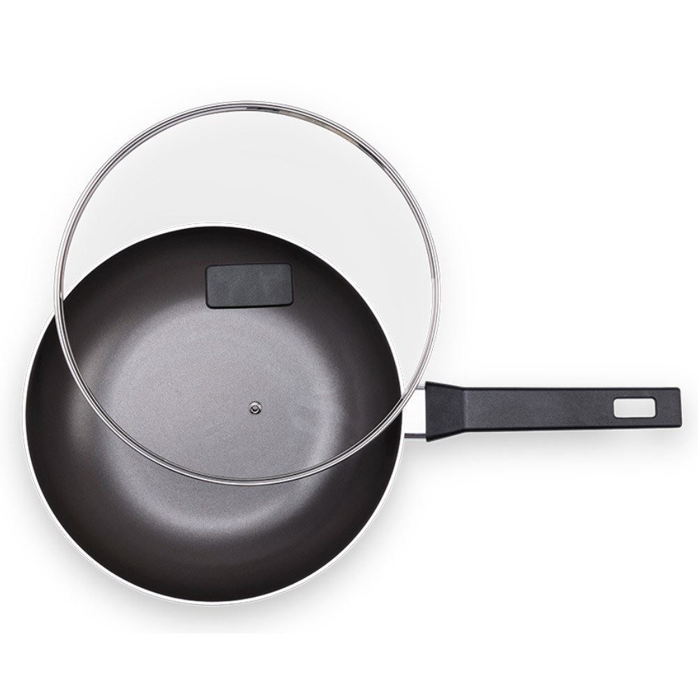 Wok Com Tampa Ceramic Life Preserve Brinox 3,55 Litros - Cinza