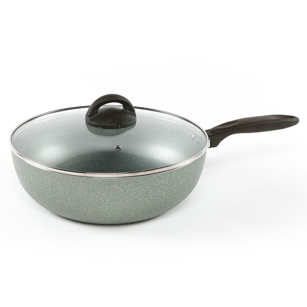Wok Com Tampa Ceramic Life Suprema Brinox 4,1 Litros - Verde