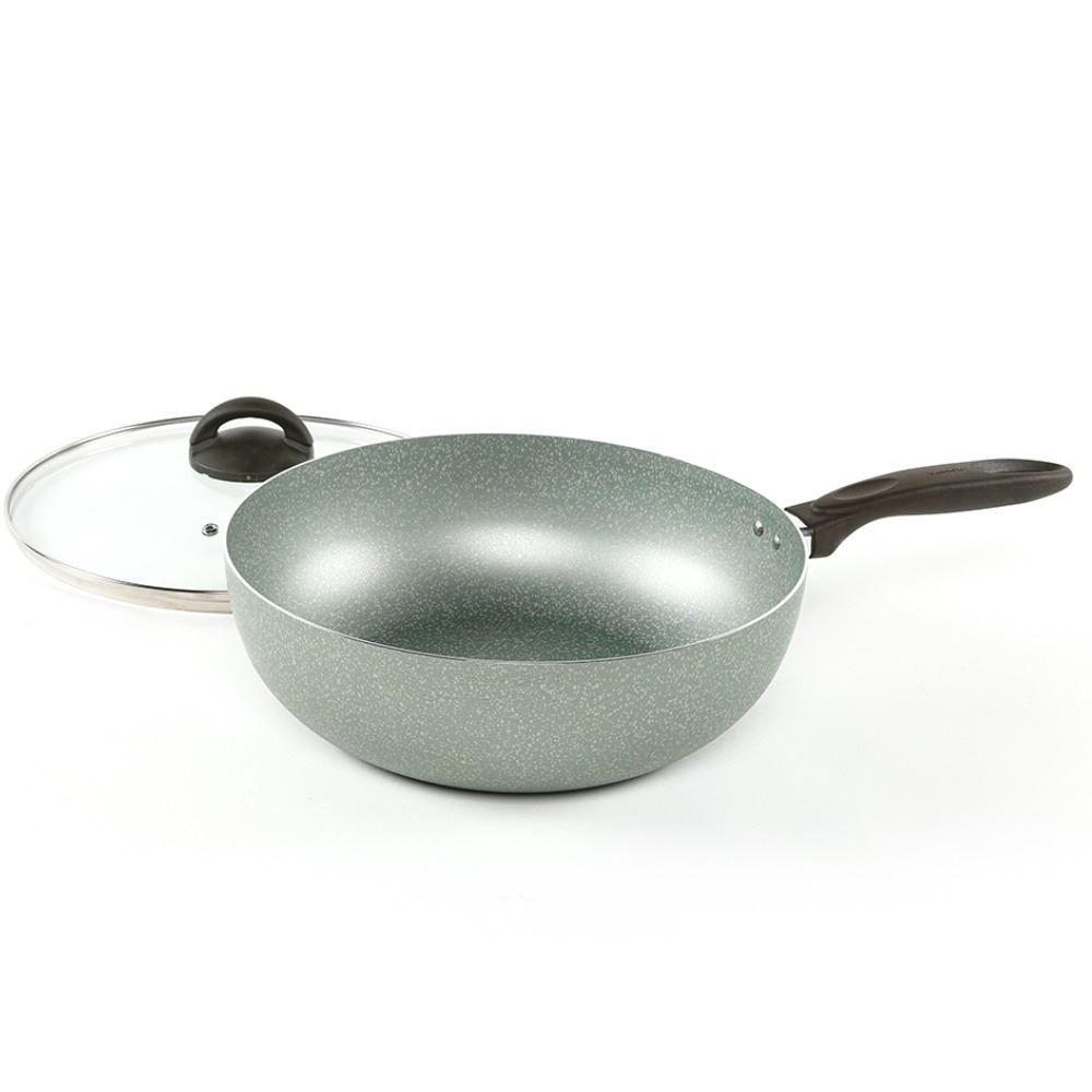 Wok Com Tampa Ceramic Life Suprema Brinox 4,1 Litros - Verde