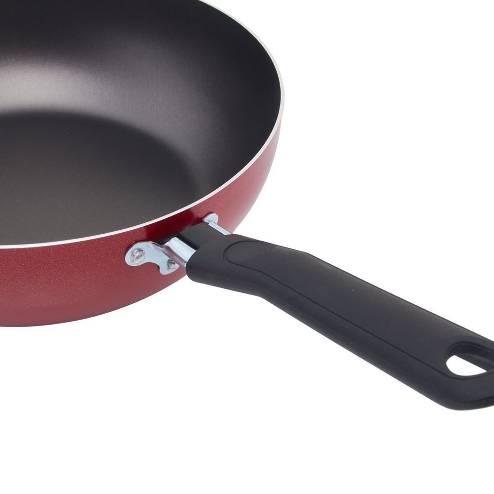 Wok Com Tampa Garlic Brinox 2,3L - Vermelho