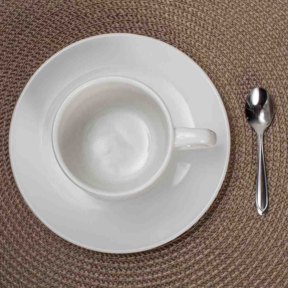 Xícara Com Pires Hotel Oxford De Porcelana 200Ml - Porcelana