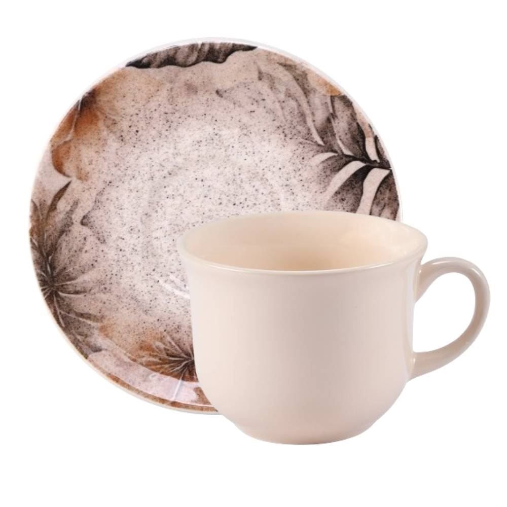 Xícara De Chá Com Pires Aurora Biona Havan Casa - 200Ml