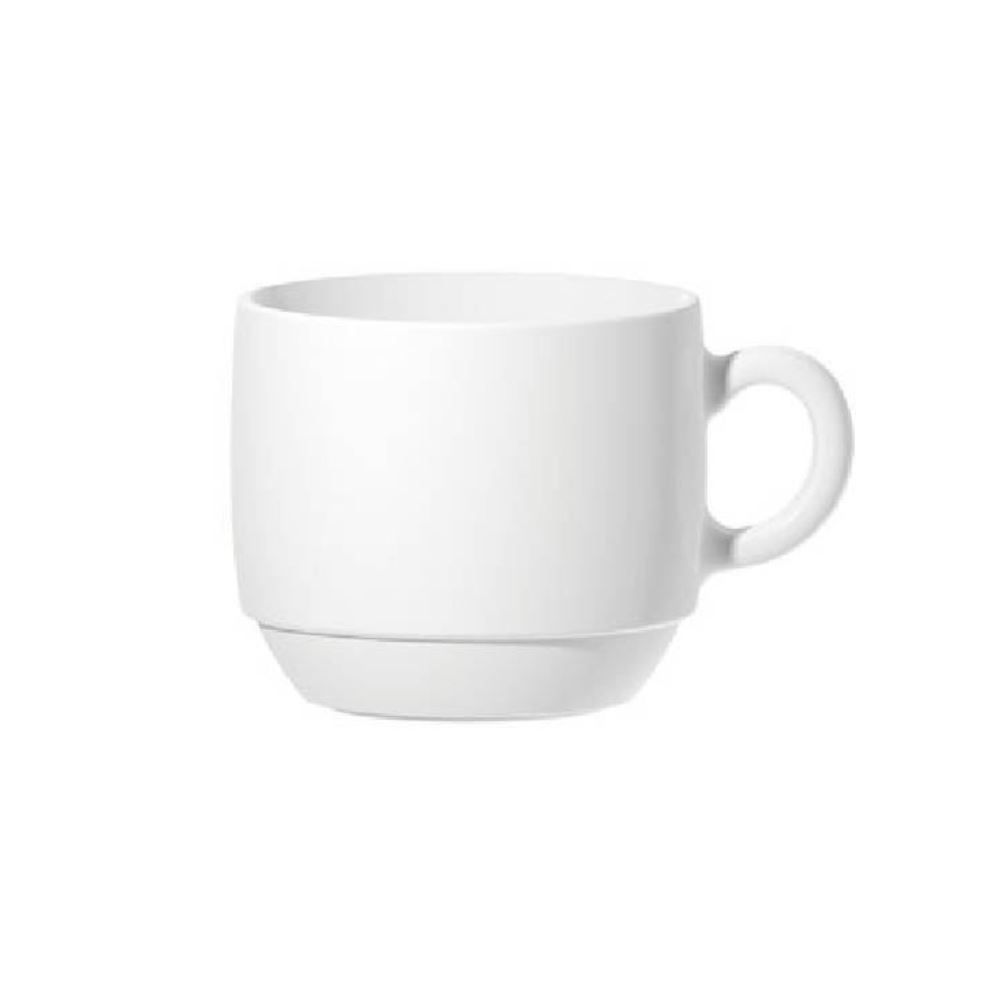 Xícara Com Pires Opaline Nadir 240Ml - Branco