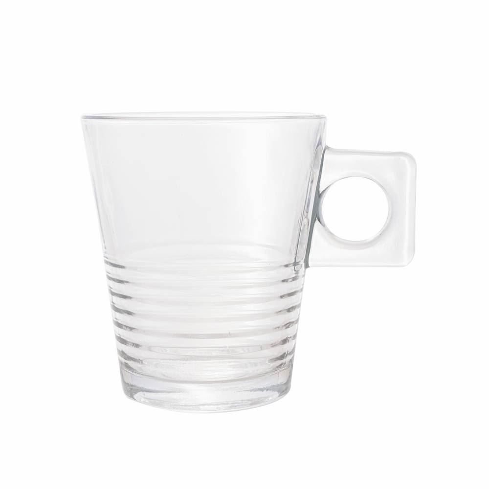 Xícara Para Chá De Vidro Lima 200 Ml Lyor - Transparente