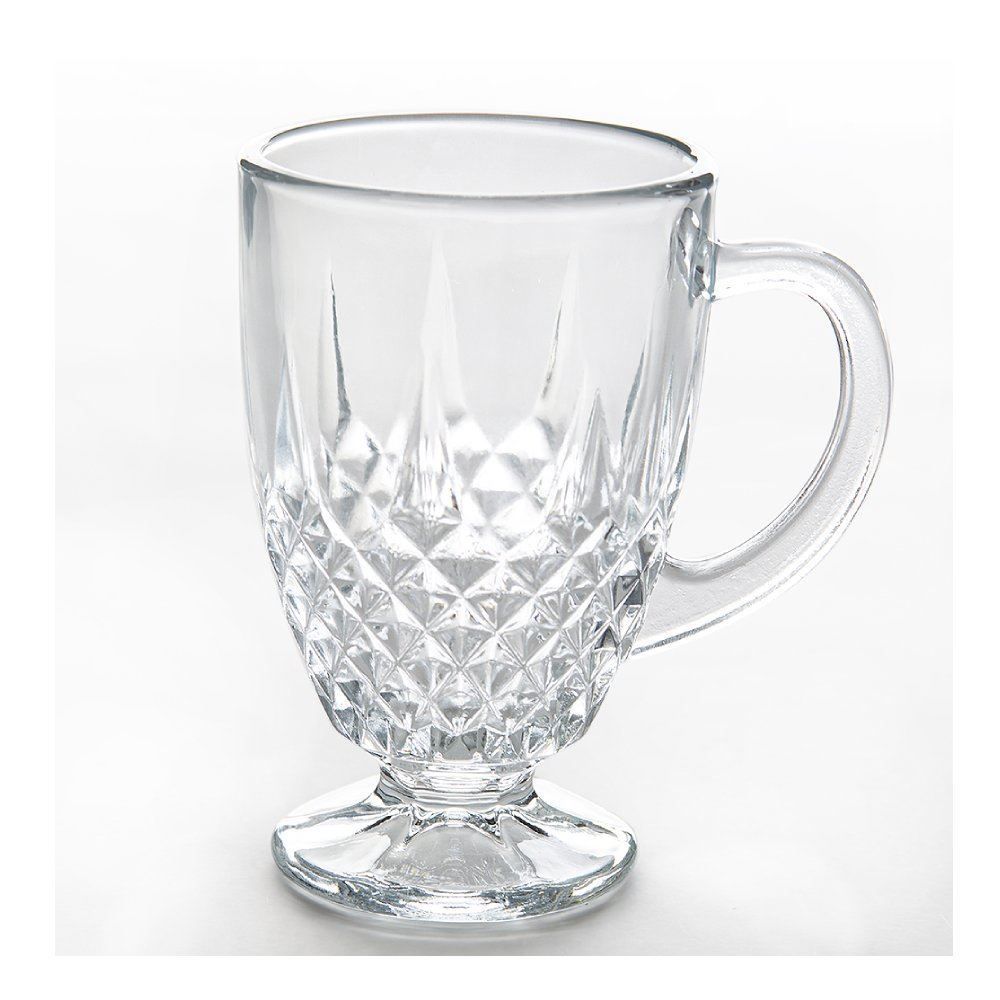 Xícara De Cristal Diamante Lyor 150Ml - Transparente