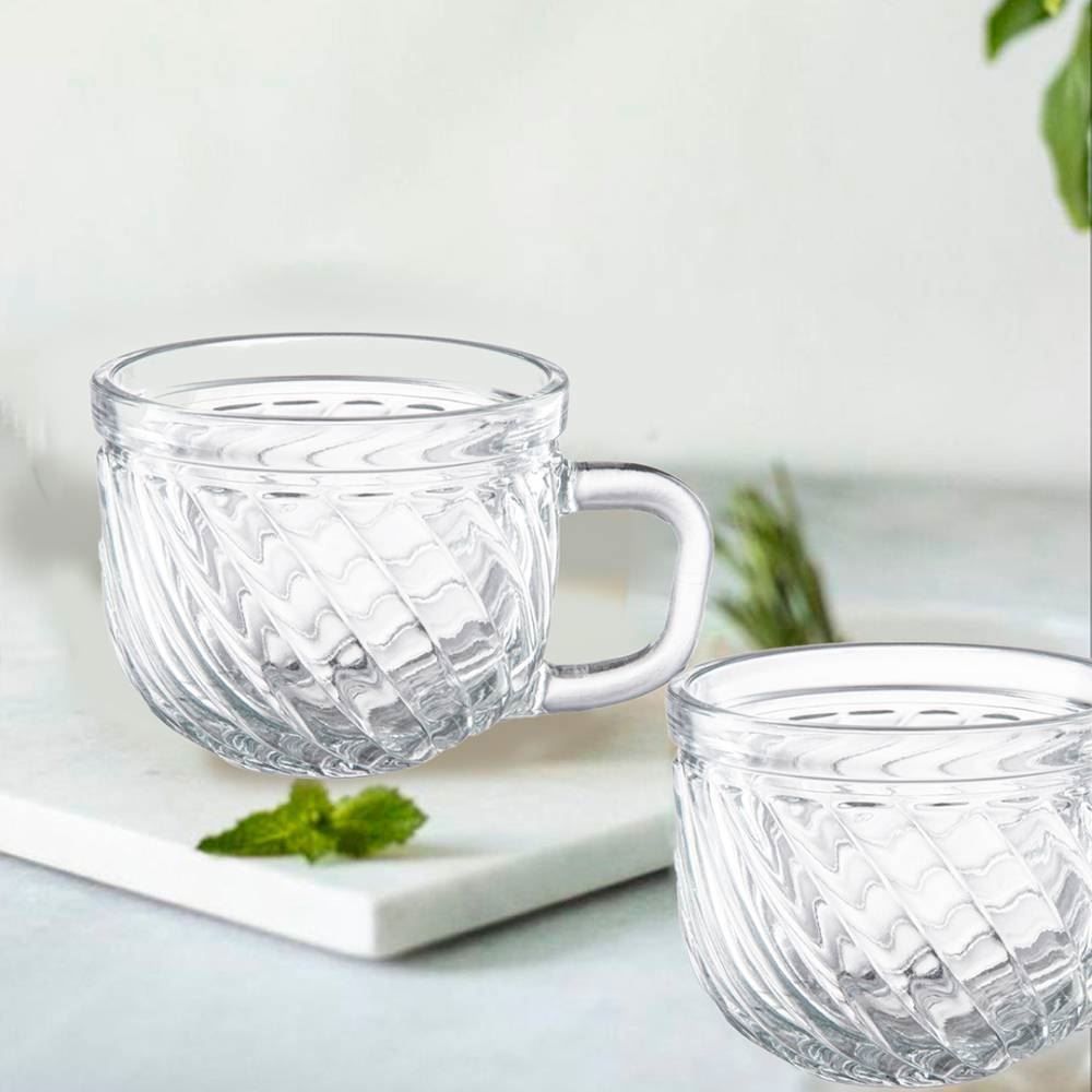 Xícara De Vidro Maresias Allmix 255Ml - Transparente