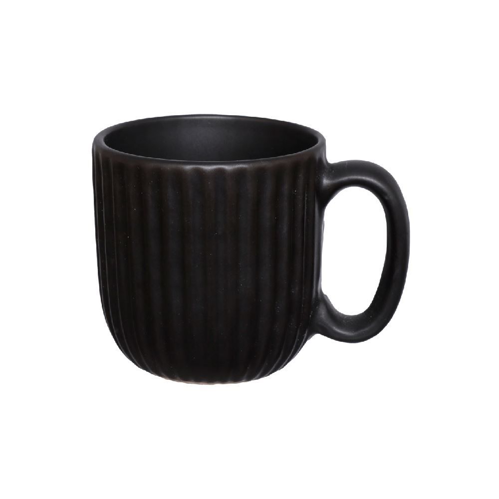 Caneca Para Café De Cerâmica Graffiato 100Ml Hauskraft - Preto 