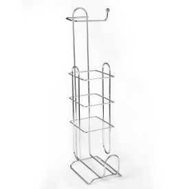  Suporte Papel Higiênico C/ Dispenser Niquelart - Cromado