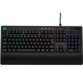 Teclado Gamer Logitech Abnt2 Iluminação Rgb G213 - Preto