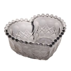 Bowl Lyor Coração 13,5Cm - Cinza