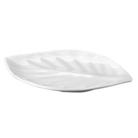 Travessa De Folha 25,3Cm Solecasa - Branco
