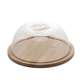 Porta Queijo Lyor Com Tampa 18Cm - Bambu