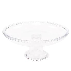 Boleira Com Pé Wolff Pear 20Cm - Cristal