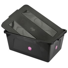 Caixa Organizadora Com Tampa Dup 30 Litros - Preto