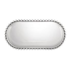 Travessa Oval Pearl 30X15x2cm - Cristal