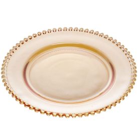 Prato Peral Wolff Âmbar 28Cm - Cristal
