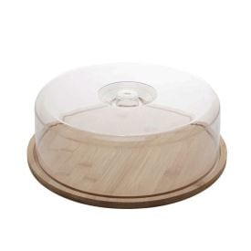Boleira Com Tampa Lyor 28Cm - Bambu