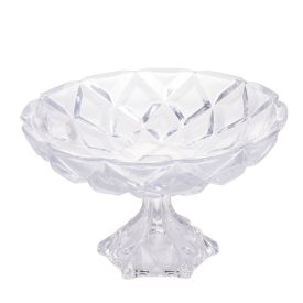 Centro Mesa C/ Pe Deli 32,5X19,5Cm - Cristal