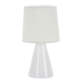 Abajur De Cerâmica Pottery 25Cm Taschibra Bivolt - Branco
