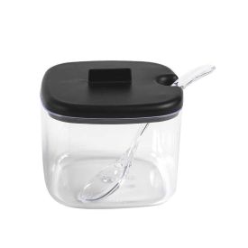 Açucareiro Com Colher Break Ou 200Ml - Preto