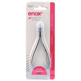 Alicate De Cutícula Compacto Enox Belliz - Aço Inox