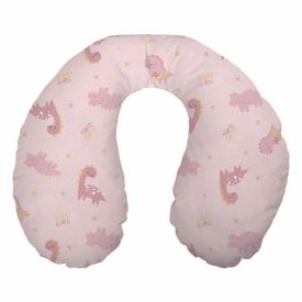Almofada Apoio de Pescoço Toque Aveludado Havan Baby  - Dino Girl