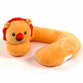 Almofada De Pescoço Infantil 100% Poliéster Havan Baby - Leão HBR0732