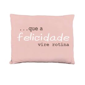 Almofada Decorativa 100% Poliéster Funny Havan Casa - Rosa