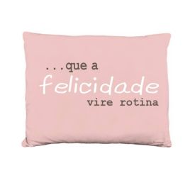 Almofada Decorativa 100% Poliéster Funny Havan Casa - Rosa 