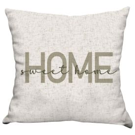 Almofada Decorativa 100% Poliéster Naturalle Havan Casa - Home Sweet Home