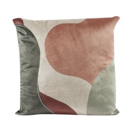 Almofada Decorativa 48X48 Cm Estampada Havan Casa - Ondas Rose e Verde