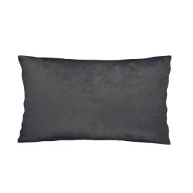 Almofada Para Sofá 30X50 Cm Veludo Italiano Havan Casa - Cinza