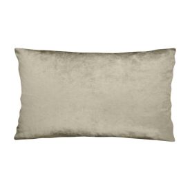 Almofada Para Sofá 30X50 Cm Veludo Italiano Havan Casa - Champagne