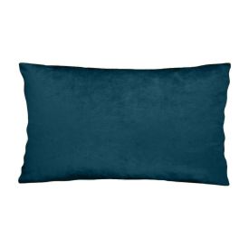 Almofada Para Sofá 30X50 Cm Veludo Italiano Havan Casa - Azul Marinho