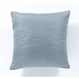 Almofada Disney 43X43cm Matelassada Havan Casa - Mickey Cinza Cromo
