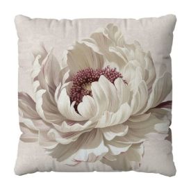 Almofada Veludo 48X48 Cm Estampada Havan Casa - Begônia