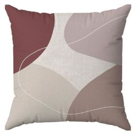 Almofada Veludo 48X48 Cm Estampada Havan Casa - Geo Begônia 