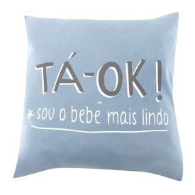 Almofadas Funny 35X35cm Havan Baby - Azul Ta-Ok