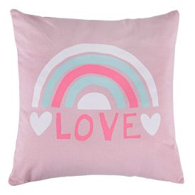 Almofadas Funny 35X35cm Havan Baby - Rosa Arco Iris