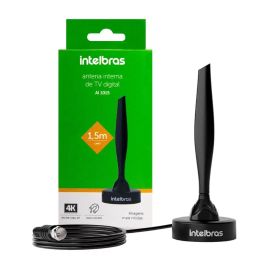 Antena Interna De Tv Uhf/Hdtv Ai 1015 Intelbras - Preto