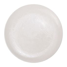 Aparelho De Jantar E Chá Unni Orquídea White Oxford 20 Pçs - UNNI ORQUIDEA WHITE